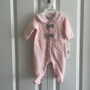 Nicole Miller Quilted Footed Playsuit 0-3